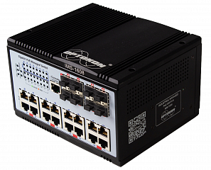 IMS-1608 Industrial Gigabit Ethernet Managed PoE Switch