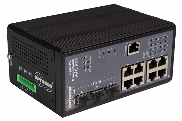 IMS-803 Industrial Gigabit Ethernet Managed PoE Switch