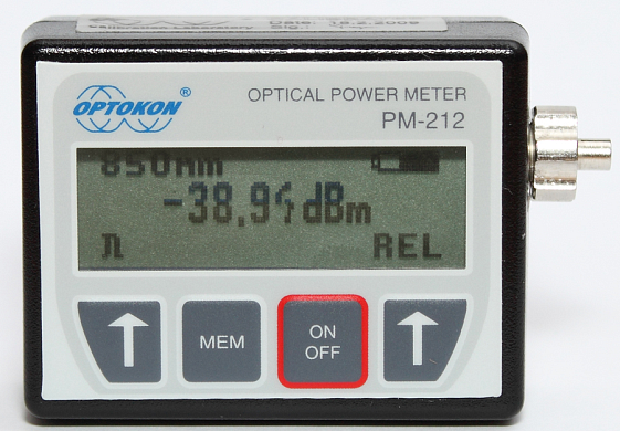 PM-212-SI3 Pocket optical power meter USB probe