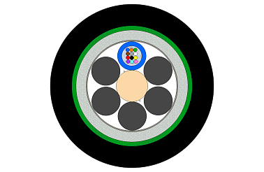 Universal CST Armoured Multi-tube Cable 12F (SC)
