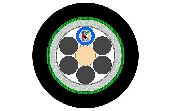 Universal CST Armoured Multi-tube Cable 12F (SC)