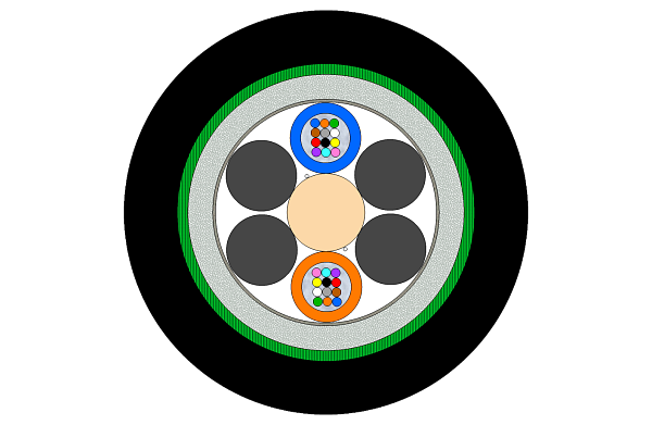 Universal CST Armoured Multi-tube Cable 24F (SC)
