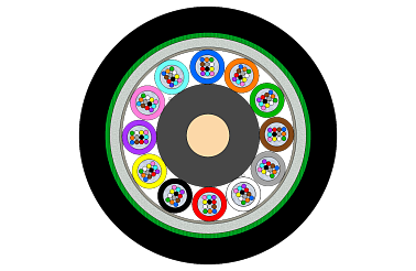 Universal CST Armoured Multitube Cable 144F (SC)
