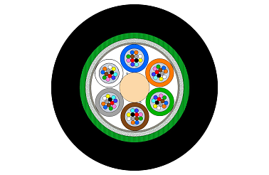 Outdoor CST Armoured Multitube Cable 72F (NC)