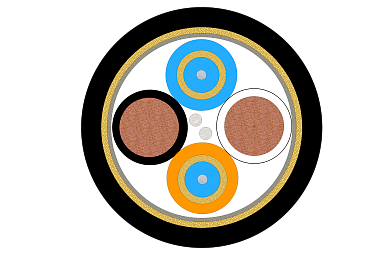 Hybrid Cable 2F + 2x CuSn